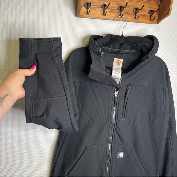 Carhartt | Unisex Men’s Black Coat Jacket Medium Quality - Picture 3 of 8